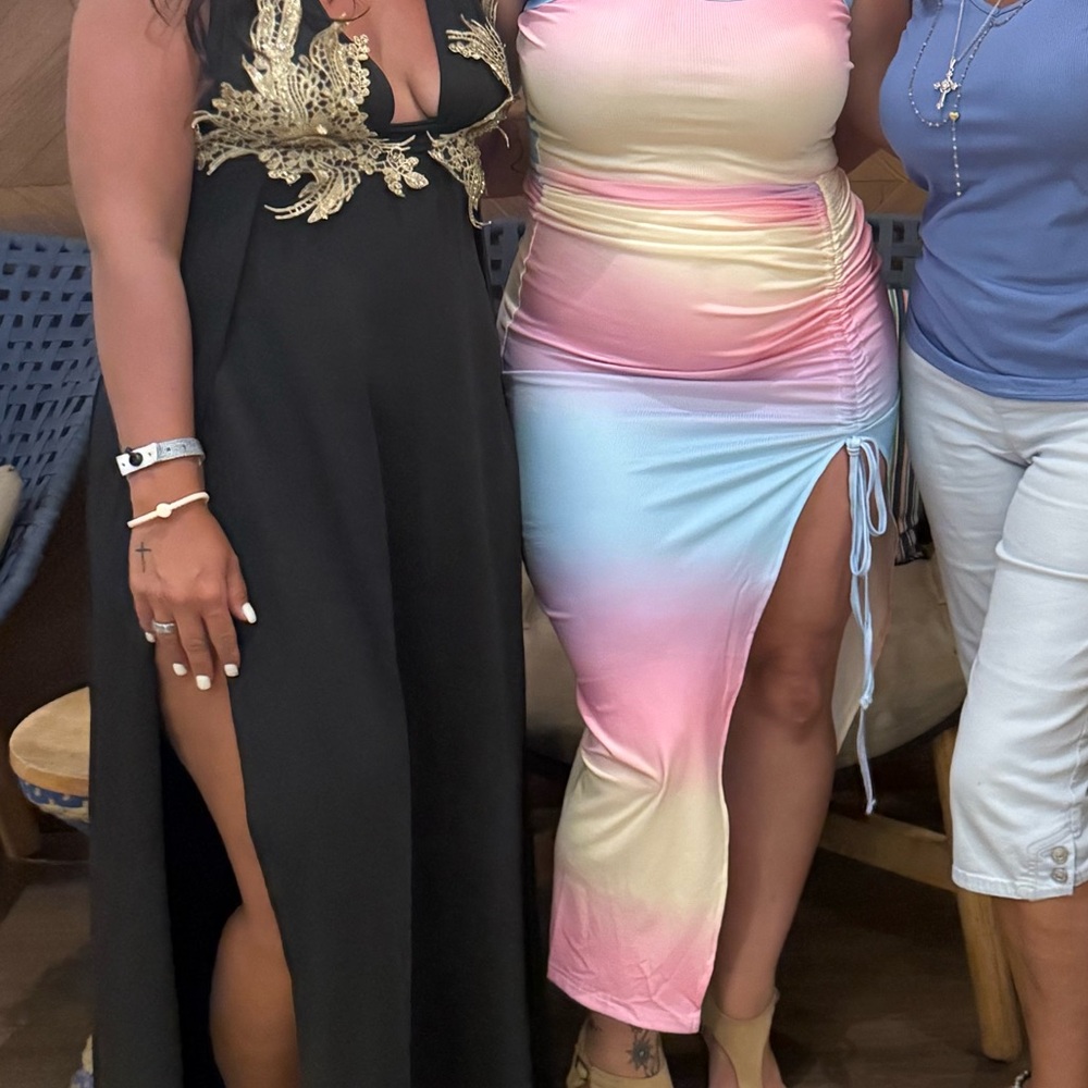 Multicolor Tie-Dye Swim Dress